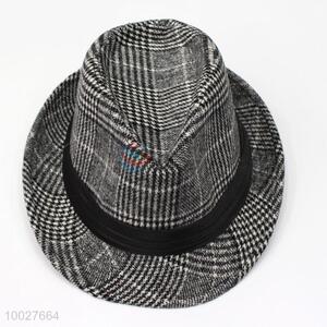 Fashion party hat grid pattern cap for men