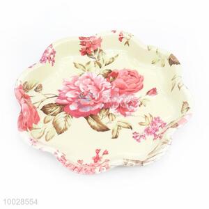Delicate Flower Melamine Fruit Plate with Wholesale Price
