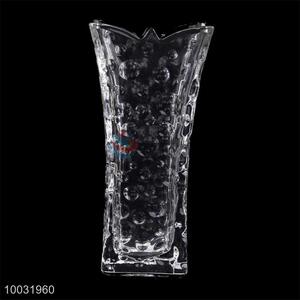 Hot Sale Dot Style Glass Bottle Square Crystal Vase