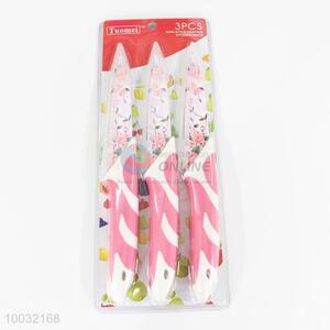 No-stick coating printed pattern kitchen knife set