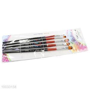 High Quality Wood Black Handle Paintbrush