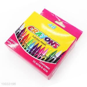 Wholesale Colors Non-toxic Wax Crayon for Kids