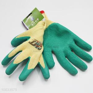 Green Latex Coated Antistatic Protective Working/Safety Gloves