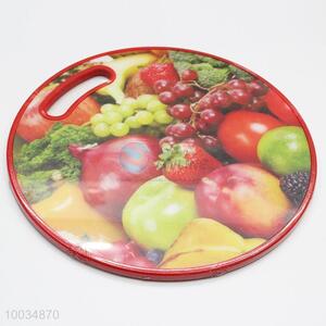 30cm hot sale round plastic cutting board/chopping board