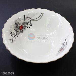 Wholesale 6 Inch Wave Border Ceramic Bowl/Dinner Bowl