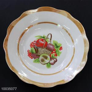 Fruit Pattern 6 Inch Ceramic Plate/Dinner Plate