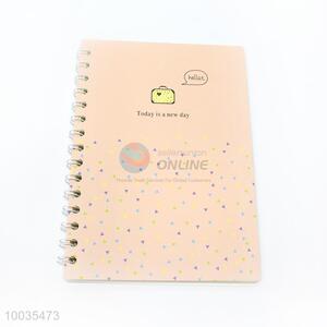 Pink Cover Spiral Binding Notebook/Memo