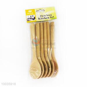 Classic 6 Pieces Tableware Bamboo Spoon/Scoop