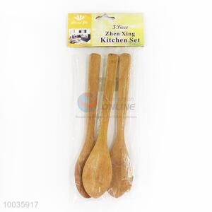 High Quality 3 Pieces Tableware Bamboo Spoon/Scoop