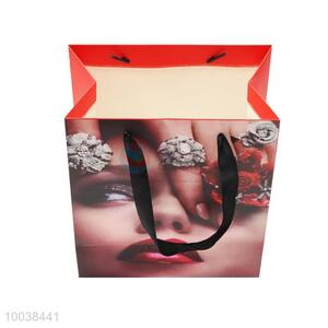 23*18*10cm New Arrivals Red Mouth Fashion Gift Bag/Paper Bag