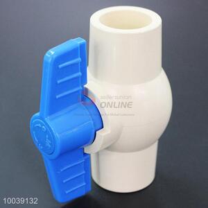 High Quality ½ Inch White&Blue PVC Ball Valve