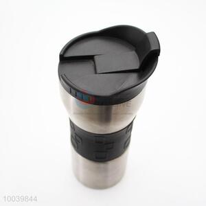 High Quality Black PP+PS Double Wall Auto Mug/Travel Mug