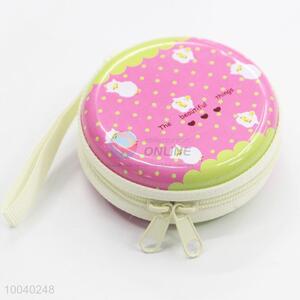 Pink cute tin coin <em>purse</em> earphone bag for wholesale