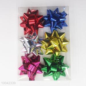 2CM Hot Sale Cute Colourful Gift Ribbon, Star Bows for Gift Package Decoration