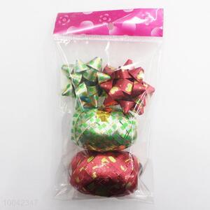 Hot Sale 2 Star Bows and 2 Rolls of Ribbon for Gift Package