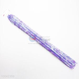 1.5*30MM Glamorous Purple Ribbon, Pull Bow with Lace and Stripes