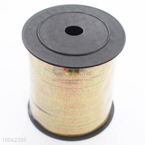 0.5*500Yard Promotional Golden Gift Ribbon for Package Decoration