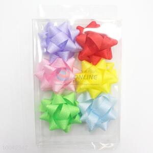 3Inch High Quality Cute Colourful Gift Ribbon, Star Bows for Gift Package Decoration