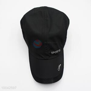 Hot sale black  flat brim snapback hats and caps