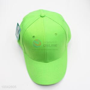 Green flat peak snapback cap