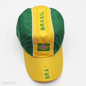 Brazilian flag pattern cap/peak cap