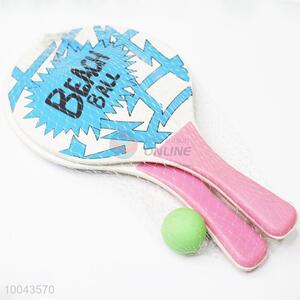 2pcs Hot Sale Wooden Beach Rackets Set