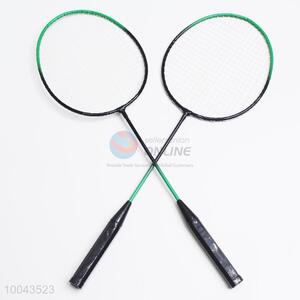 2pcs Iron&Wood Badminton Rackets Set