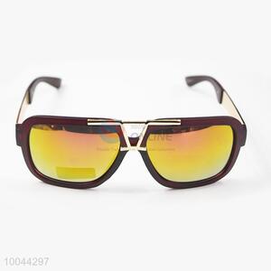 Wholesale High Quality Red Brown Fashion PC Sunglasses