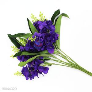 Purple hyacinthus orientalis artificial flower bouquet fabric flower