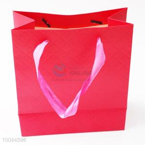 Wholesale Red Color Embossed Gift Bag
