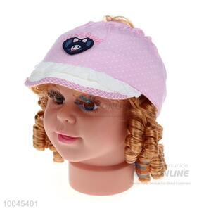 Kids sport cap pink baseball caps cotton sunhat