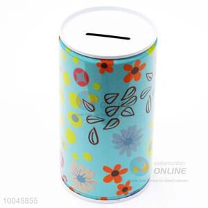 6.5*15cm Tinplate money box with zip-top can shape