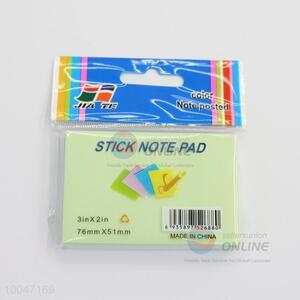7.6*5.1CM Sticky Note Pad With Colorful Pages/Sticky Notes