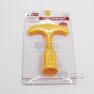 High Quality Yellow Plastic Handle Wine Opener