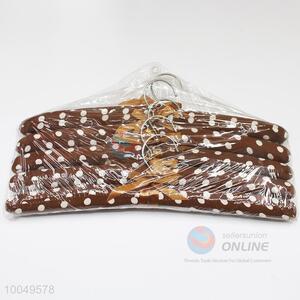 Brown Spong Coated Wooden Hanger/Clothes Rack