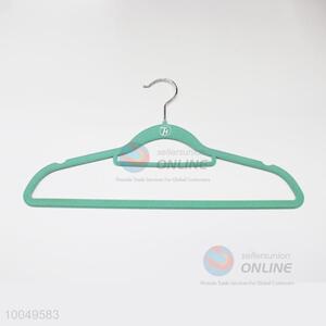 Wholesale Green Flocking Hanger/Clothes Rack