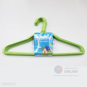 Green Plastic Coating Hanger/Clothes Rack