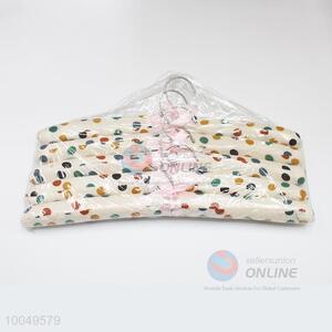 Colorful Dotted Spong Coated Wooden Hanger/Clothes Rack