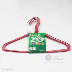 Red Plastic Coating Hanger/Clothes Rack