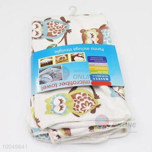 Hot Sale 40*45cm Polyester <em>Cleaning</em> <em>Towel</em> with the Pattern of Owls