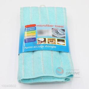 High Quality Household 40*45CM Sky Blue Polyester Cleaning Towel