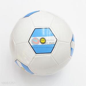 New Products Blue & White PVC Soccer Toy Balls