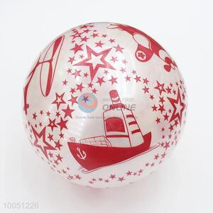 80g 9Inch Funny Printing Beach Toy PVC Inflatable Beach Ball