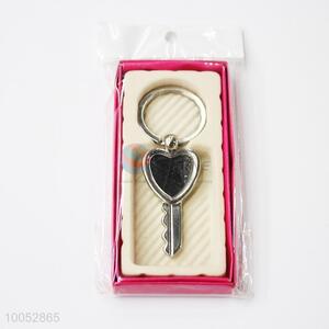 Heart Shaped Key Aluminium Alloy Key Chain/Key Ring