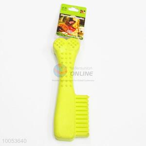 Cheap Pet Dog Toys 14cm Comb Shape TPR Dog Dental Toy