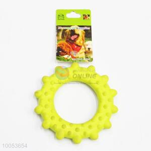 Cheap Pet Dog Toys 8cm Circle TPR Dog Dental Toy