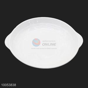 7inch white ceramic dinner plate for promotion
