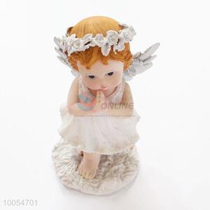 Angel resin craft for wedding decoration