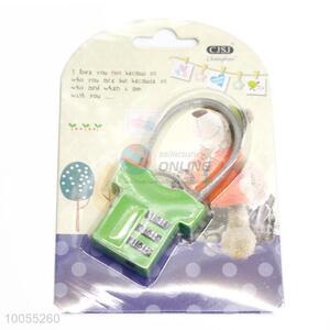 Fashion Design Green Combination Lock