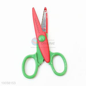 16cm promotion stainless steel abs handle student scissors